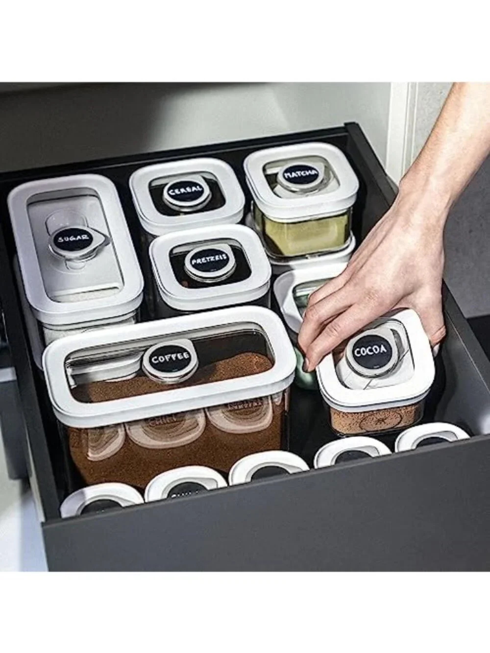 ZWILLING Fresh & Save CUBE M Containers 5‑Piece Set BPA‑Free Pantry Storage New